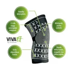 VIVAFIT mágneses térdszorító turmalinnal