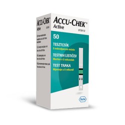 ACCUCHEK ACTIVE CSÍK KÓD NÉLKÜLI 50X