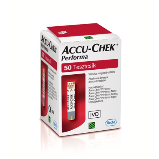 ACCUCHEK PERFORMA TESZTCSÍK 50X
